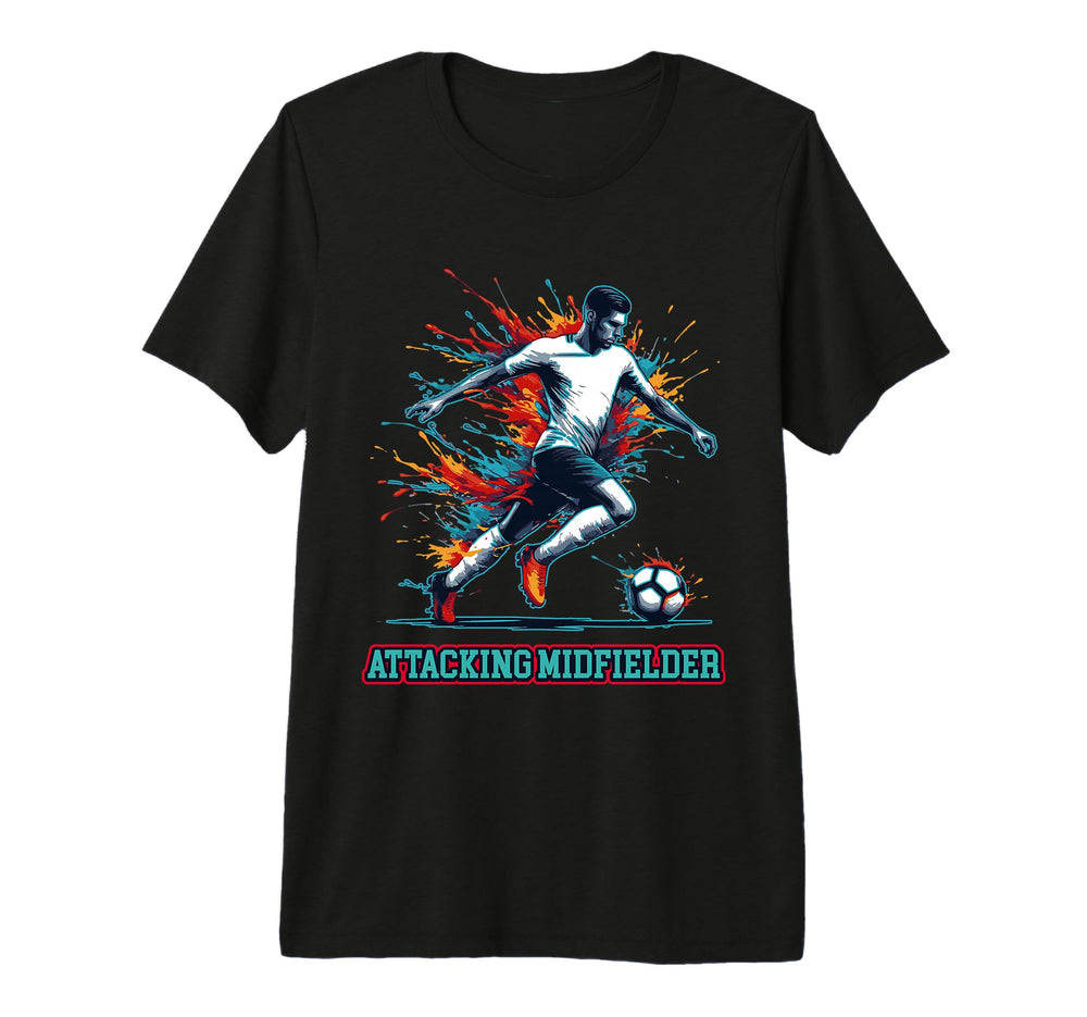 Soccer Attacking Midfielder Fullback T-Shirt - Minimalist Print Men Women