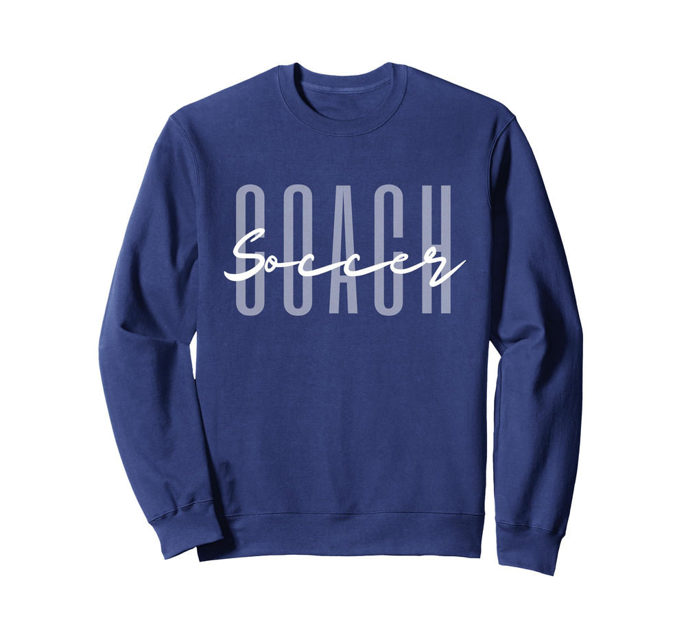 Soccer Coach Instructional Head Sweatshirt - Novelty Apparel Unisex