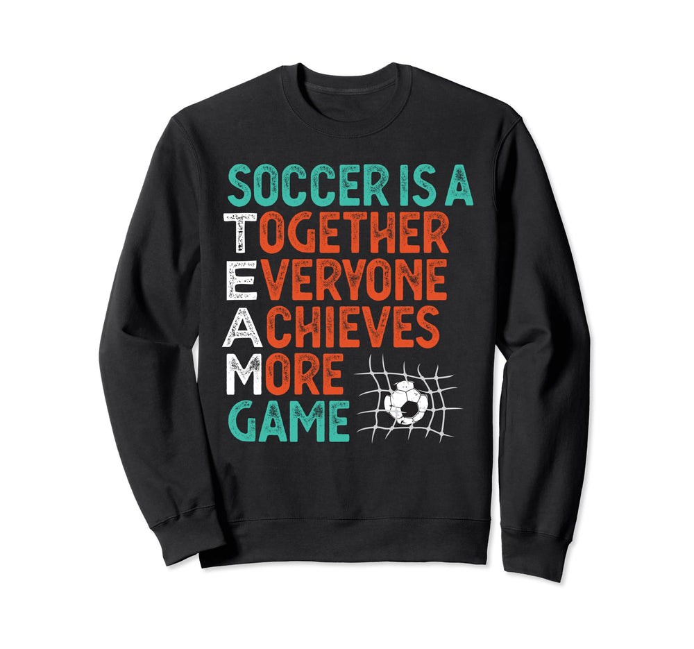Soccer Coach Practice Ball Game Trainer Sweatshirt - Graphic Print Unisex