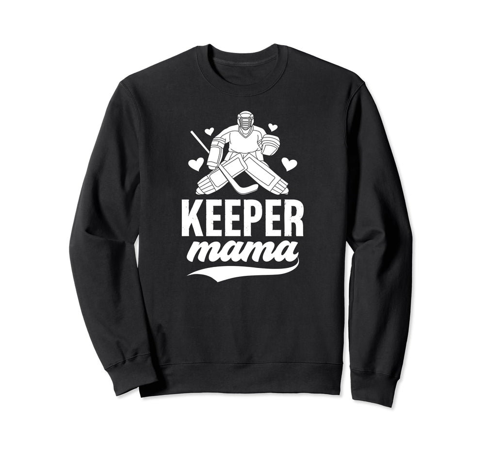 Ice Hockey Keeper Mama Ice Hockey Sweatshirt - Trendy Graphic Unisex
