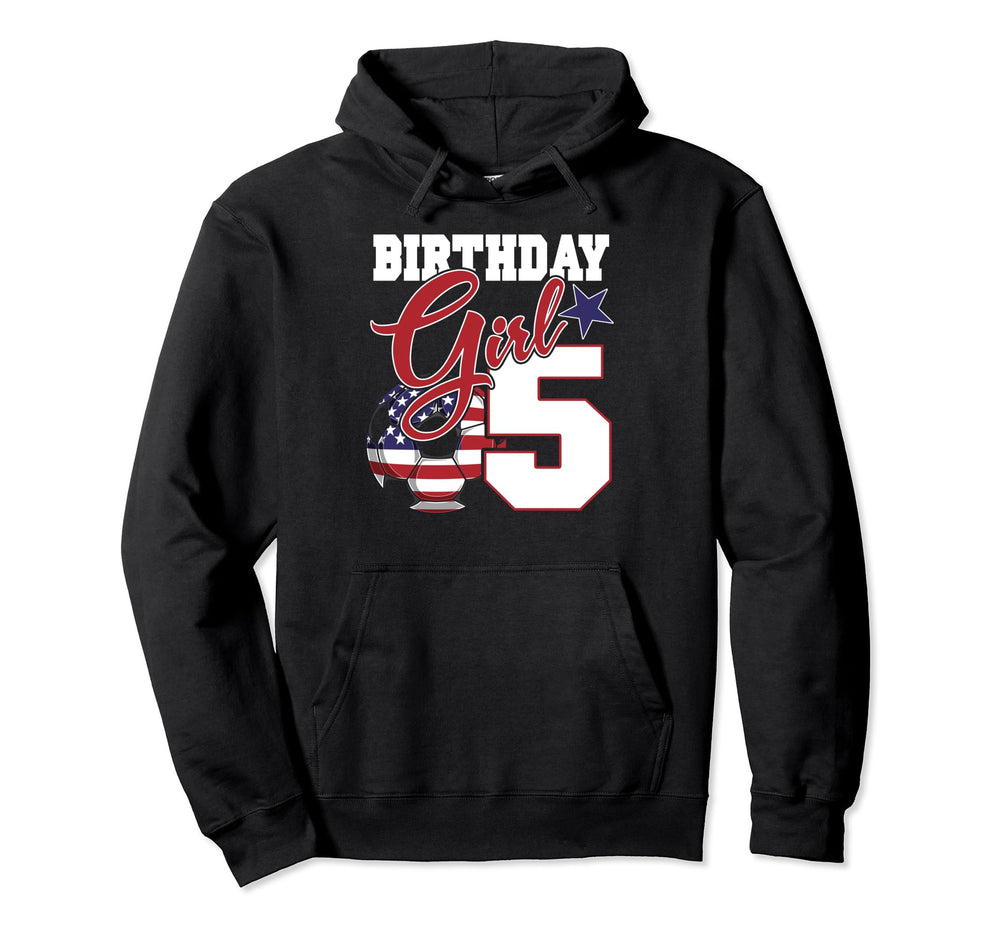 5Th Birthday Party Patriotic American Hoodie - Custom Art Print Men Women
