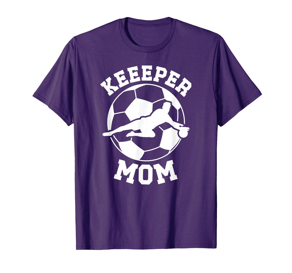 Soccer Keeper Mom Soccer Goalie T-Shirt - Fun Novelty Design for Adults
