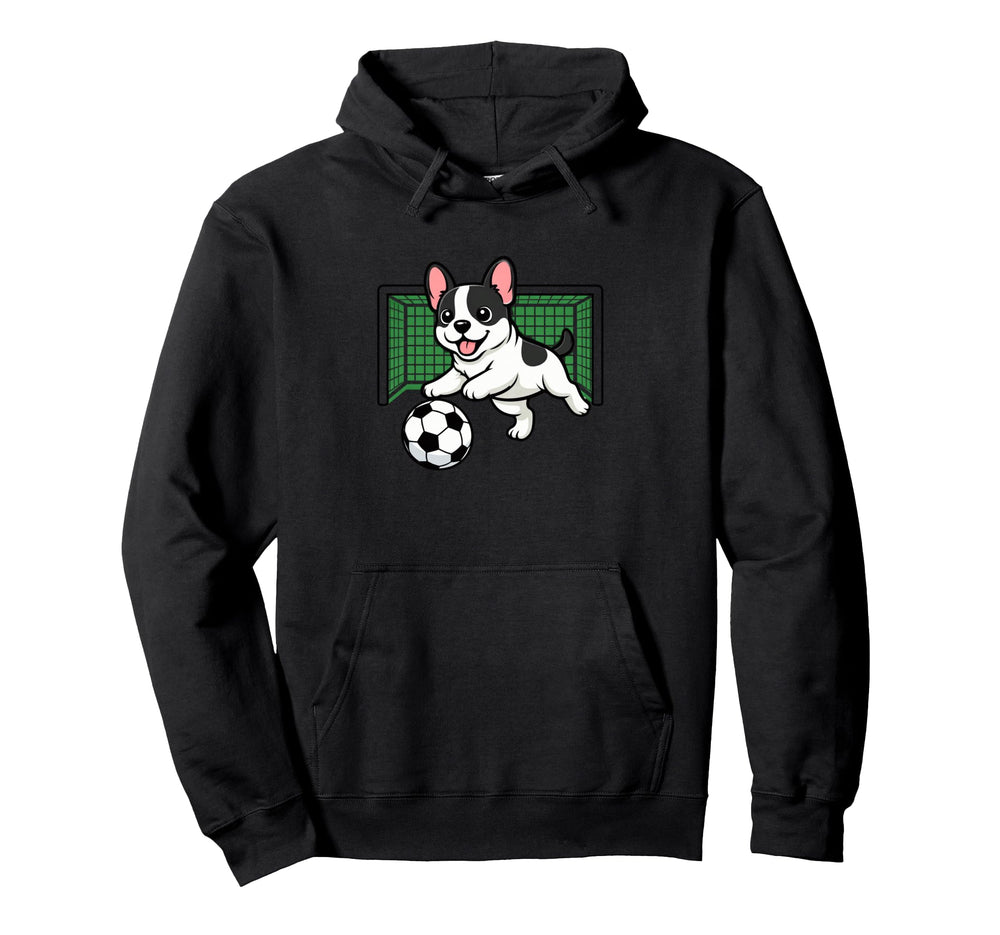Goalkeeper Puppy French Bulldogs Hoodie - Custom Art Print Men Women