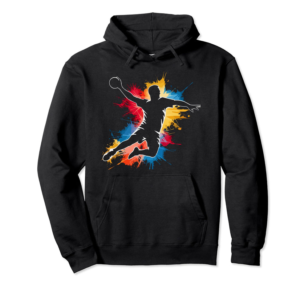 I Love Handball Player Sports Hoodie - Aesthetic Graphic for Adults
