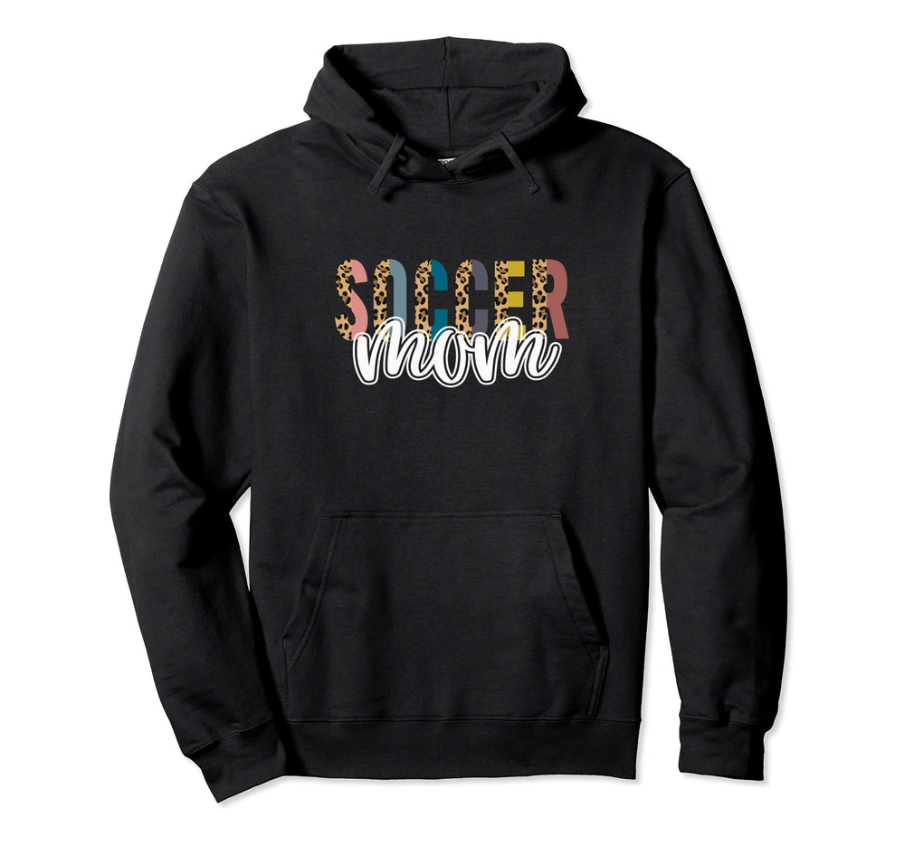 Soccer Mom Leopard Cheetah Trendy Hoodie - Minimalist Print Men Women