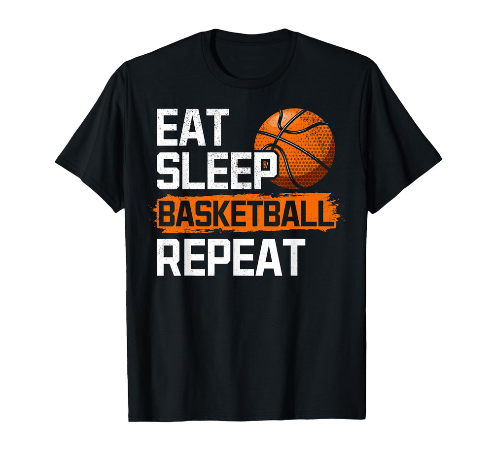 Eat Sleep Basketball Repeat T-Shirt - Streetwear Style Men Women