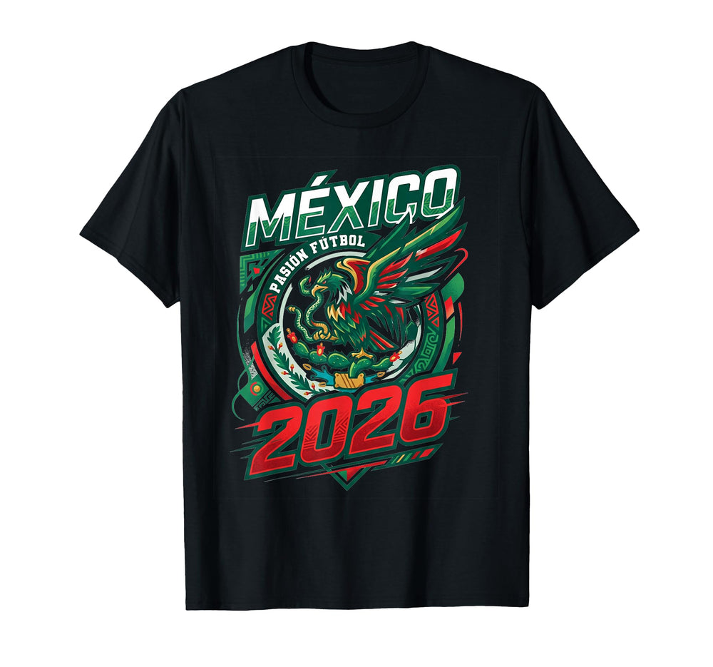 Camiseta De F Tbol De M Xico 2026 Mexico T-Shirt - Trendy Graphic Unisex