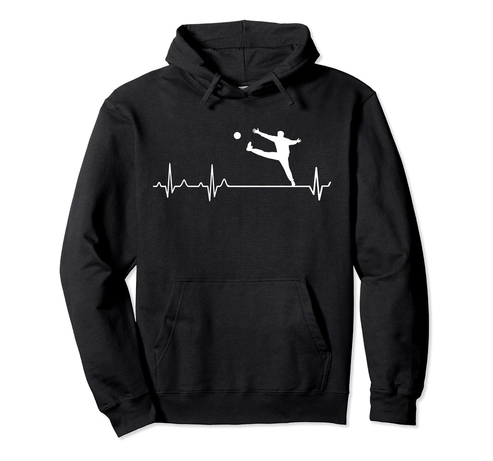 Handball Goalkeeper Heartbeat I Love Hoodie - Streetwear Style Unisex