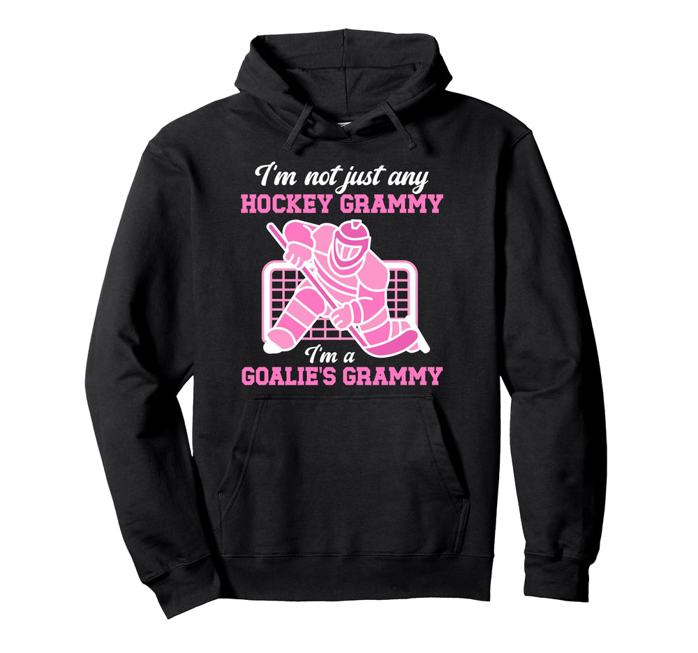 Im Hockey Goalie Grammy Hockey Keeper Grammy Hoodie - Graphic Print Unisex
