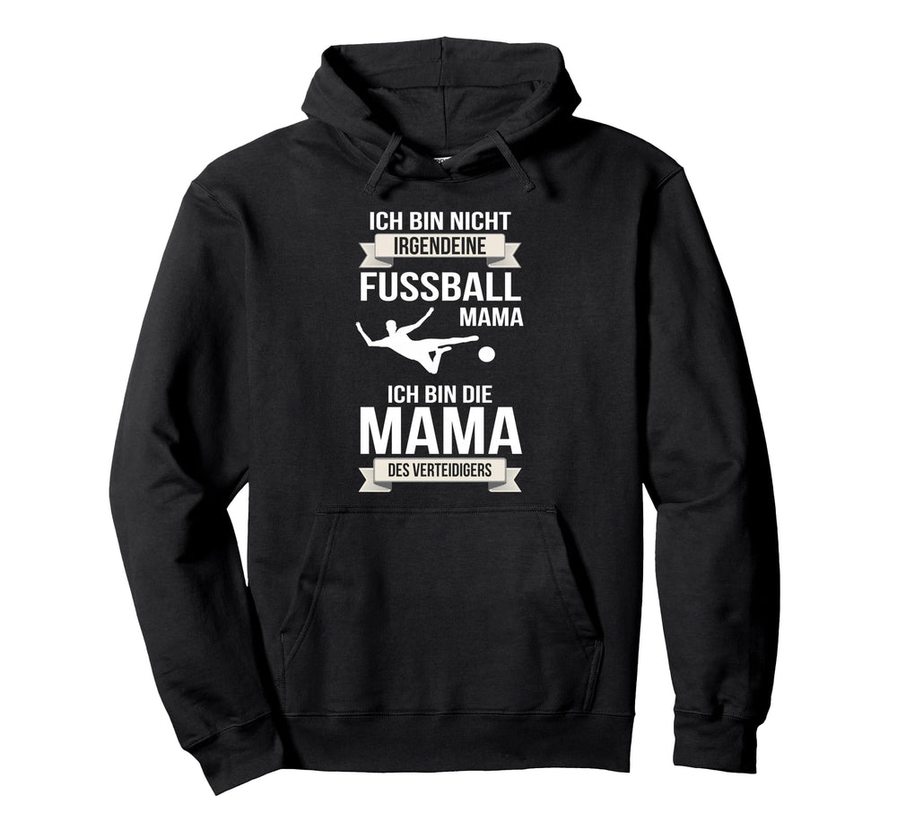 Football German Text Ich Bin Die Mama Hoodie - Trendy Graphic Men Women