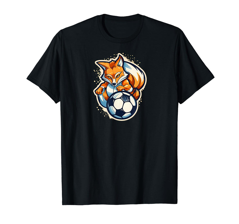 Fox As Soccer Player Soccer Coach T-Shirt - Casual Everyday Wear Unisex