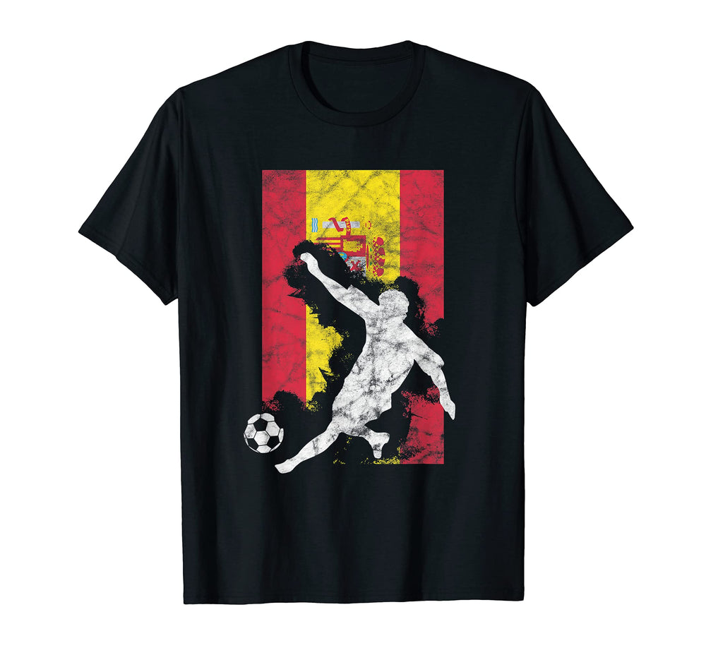 Spain Soccer Player Coach Fan Team T-Shirt - Streetwear Style for Adults