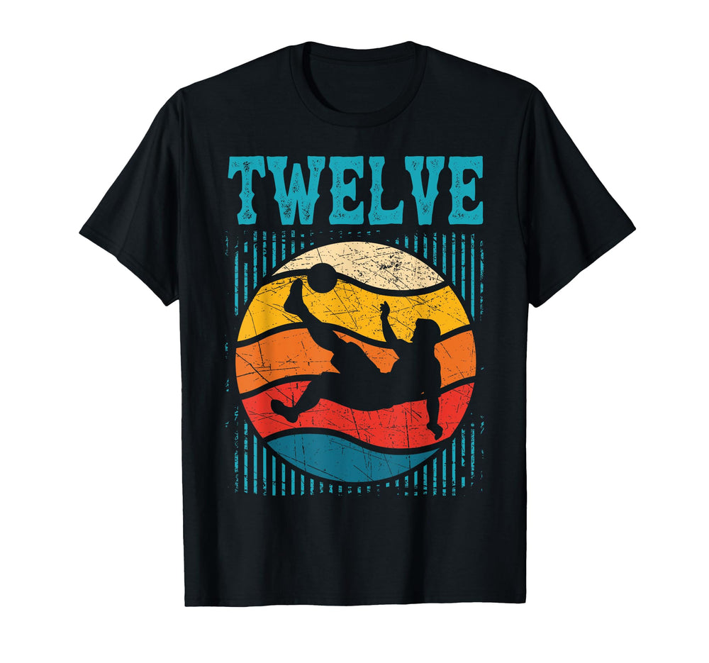 12Th Birthday Soccer 12 Years Old T-Shirt - Streetwear Style Men Women