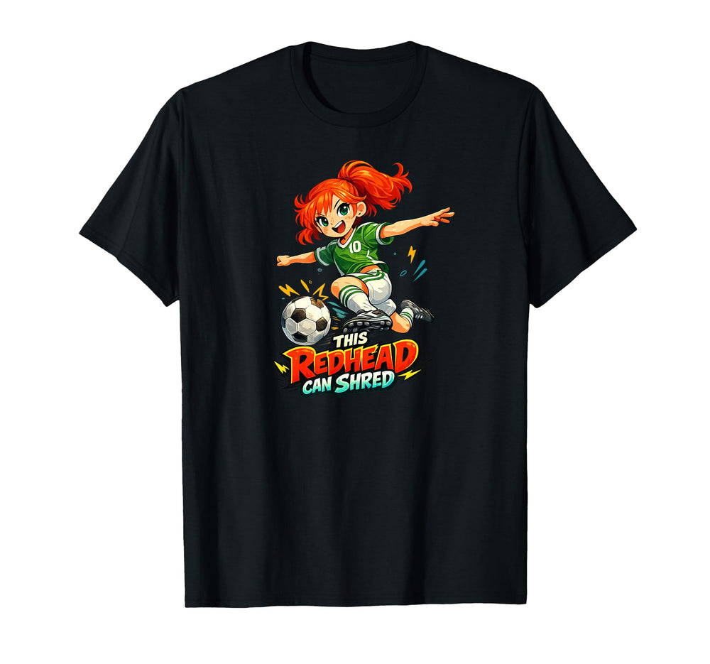 This Redhead Can Shred Manga Pride T-Shirt - Trendy Graphic for Adults