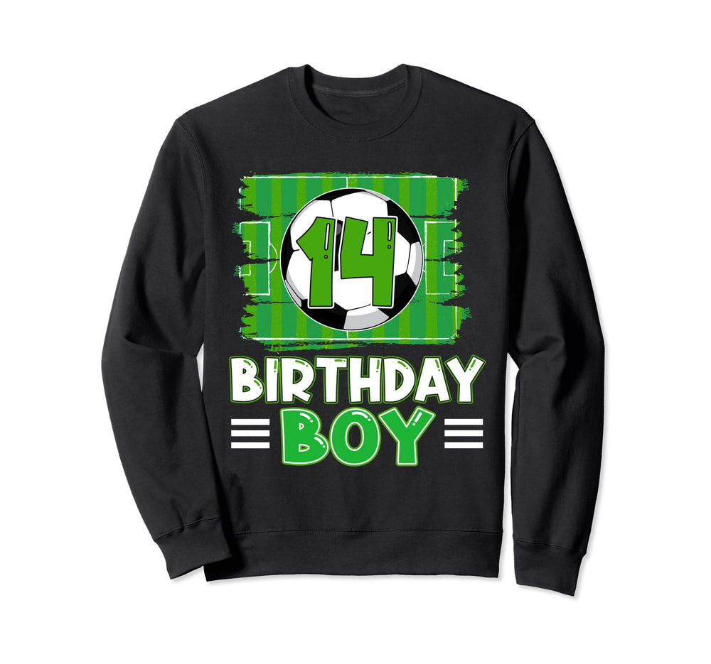 14 Year Old Birthday Soccer 14Th Sweatshirt - Custom Art Print for Adults
