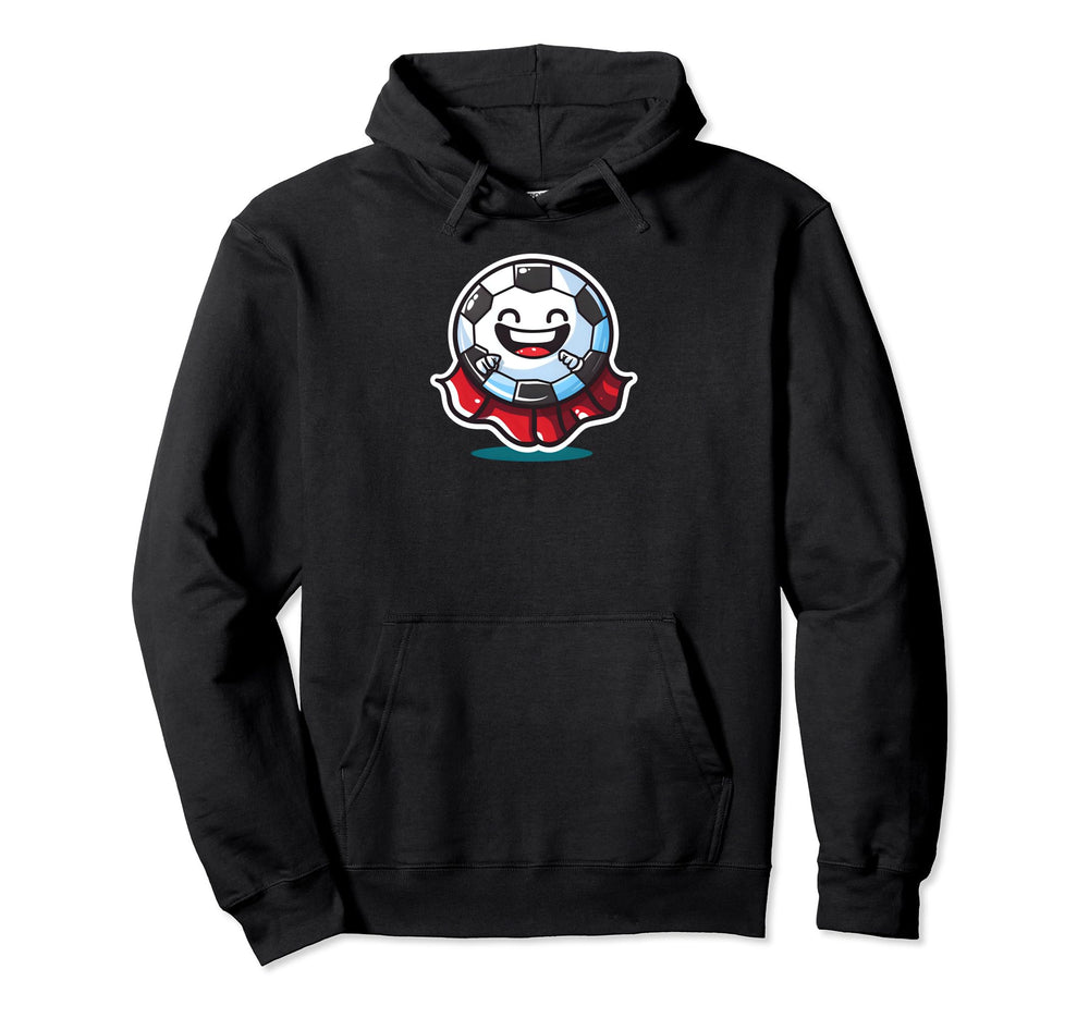 Soccer Ball Cape Soccer Coach Hoodie - Minimalist Print Unisex