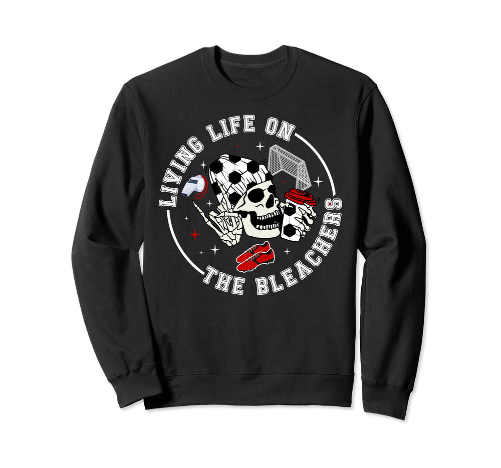Bleachers Soccer Keeper Mom Soccer Sweatshirt - Graphic Print Men Women