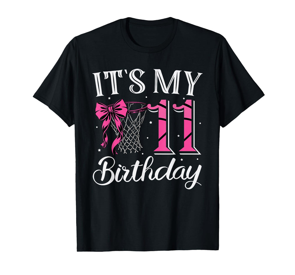 Its My 11 Years Old Birthday T-Shirt - Minimalist Print for Adults