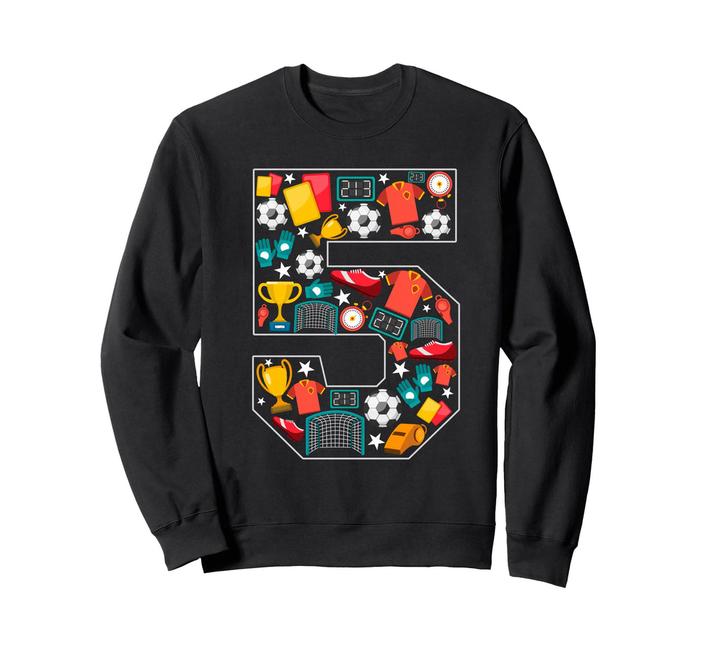 Its My 5Th Birthday Soccer Ball 5 Sweatshirt - Graphic Print Men Women