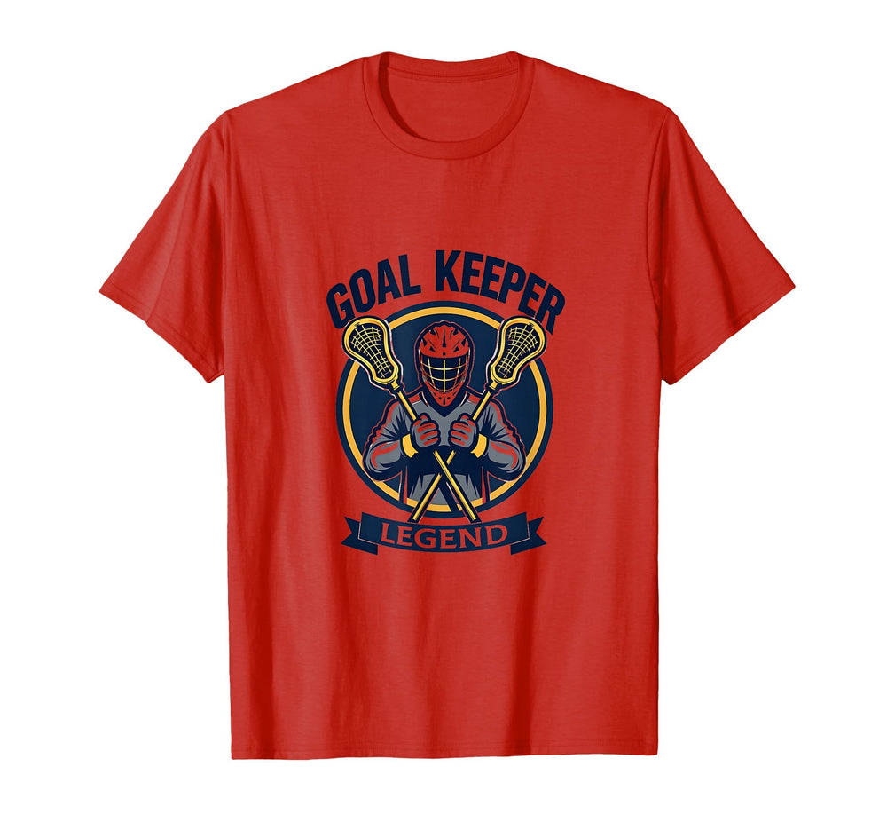 Goal Keeper Legend Lacrosse T-Shirt - Casual Everyday Wear for Adults
