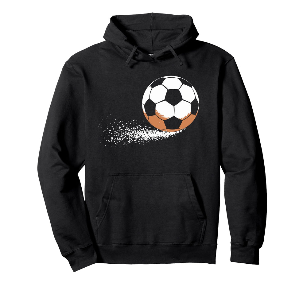 Soccer Silhouette Soccer Player Sports Hoodie - Fun Novelty Design Unisex
