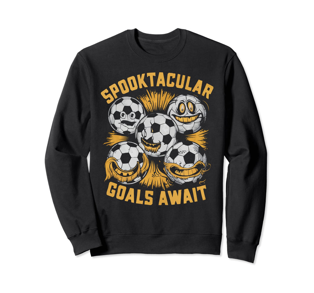 Soccer Halloween Spooky Sweatshirt - Fun Novelty Design for Adults