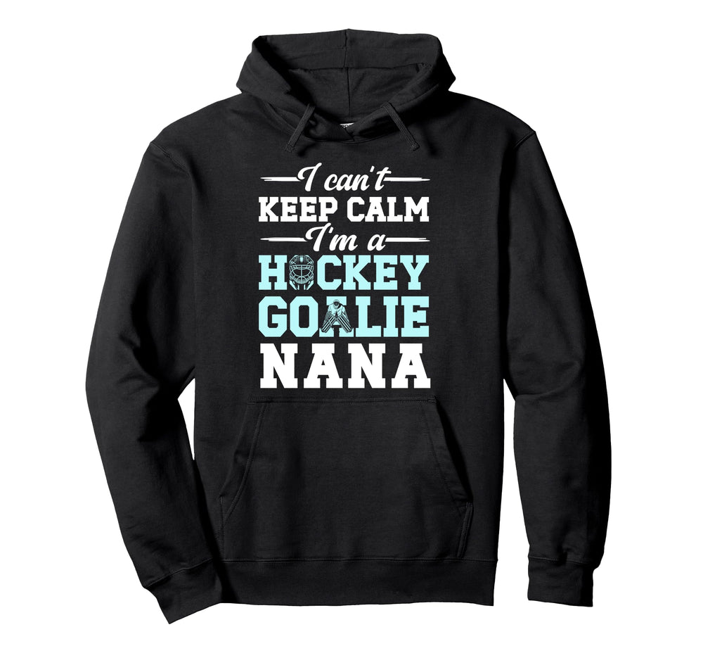 Im Hockey Goalie Nana Ice Hockey Keeper Hoodie - Graphic Print for Adults