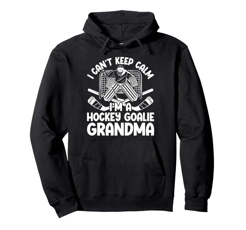 Im Hockey Goalie Grandma Ice Hockey Hoodie - Minimalist Print Men Women