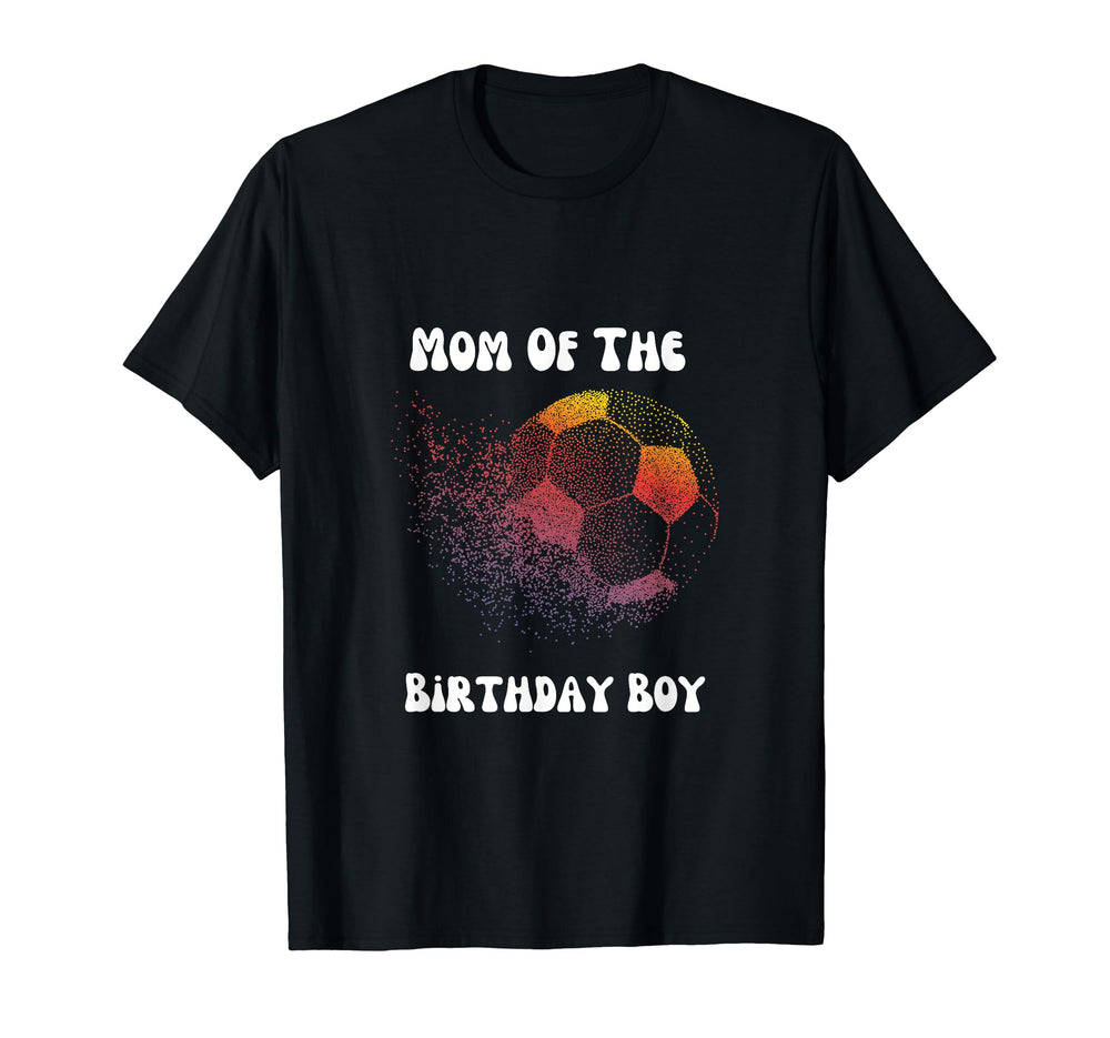 Soccer Birthday Birthday Mom Soccer T-Shirt - Graphic Print for Adults