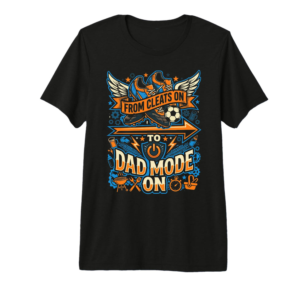 Soccer Player Soccer Dad Kick Sport T-Shirt - Graphic Print for Adults