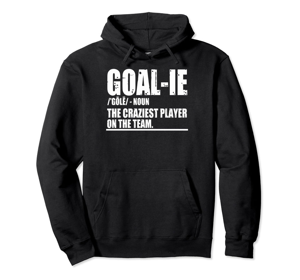 Goalkeeper Definition Ice Hockey Hoodie - Casual Everyday Wear for Adults