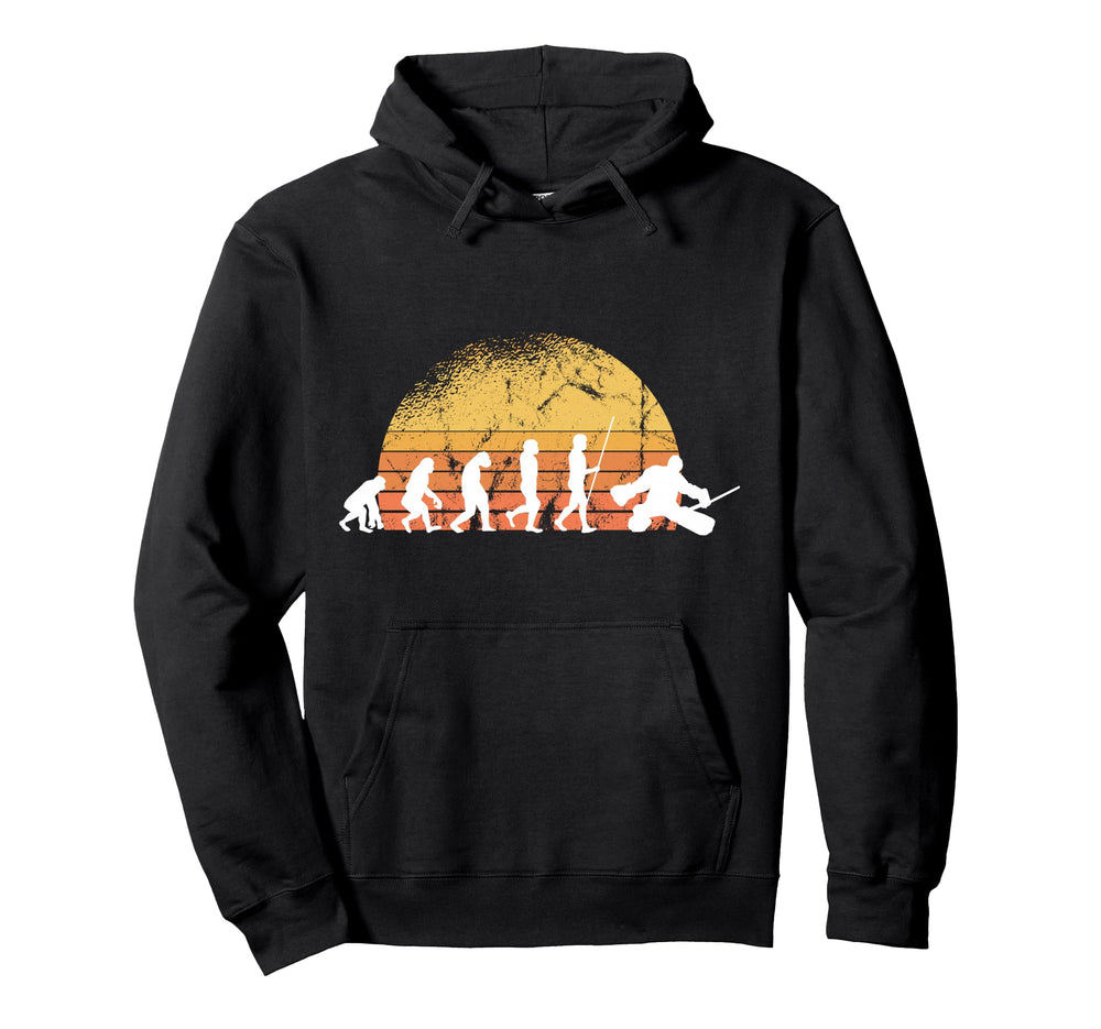 Ice Hockey Goalie Goal Keeper Hoodie - Aesthetic Graphic Men Women