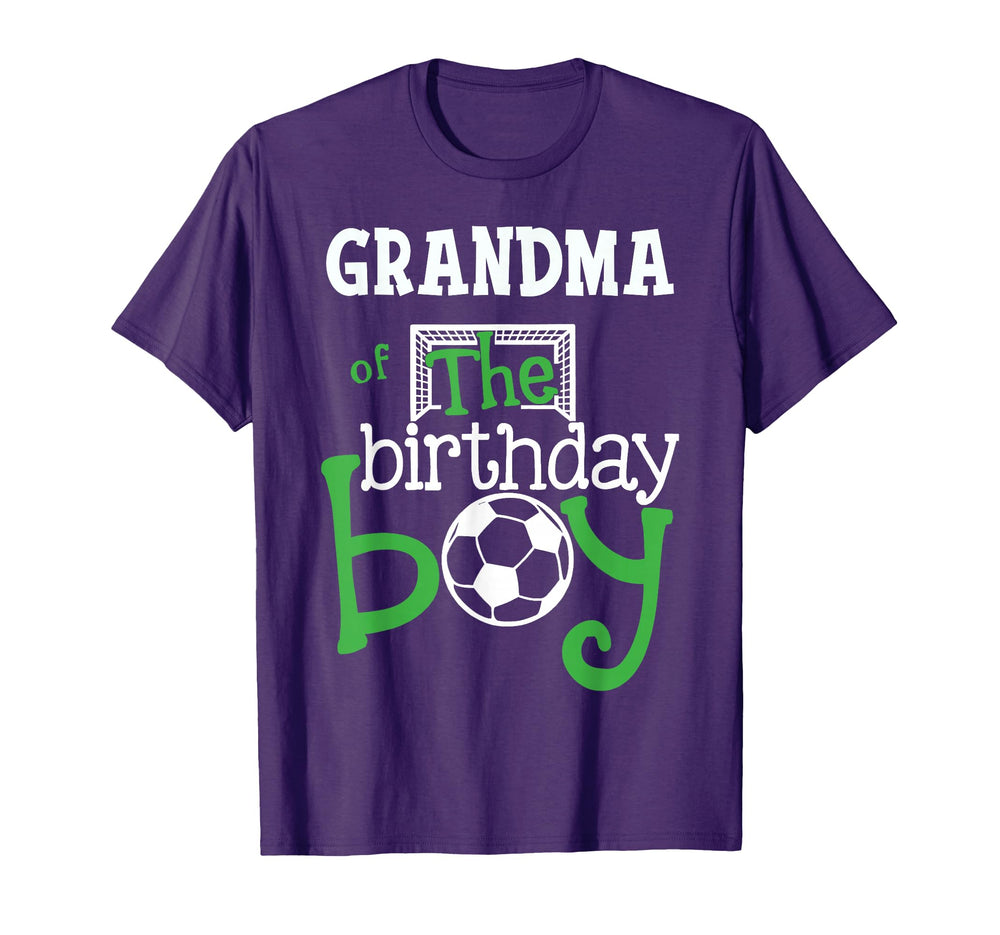 Grandma Birthday Soccer Player T-Shirt - Novelty Apparel for Adults