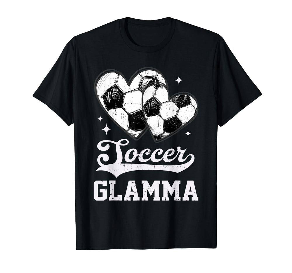 Soccer Heart Glamma Soccer Player T-Shirt - Aesthetic Graphic Men Women