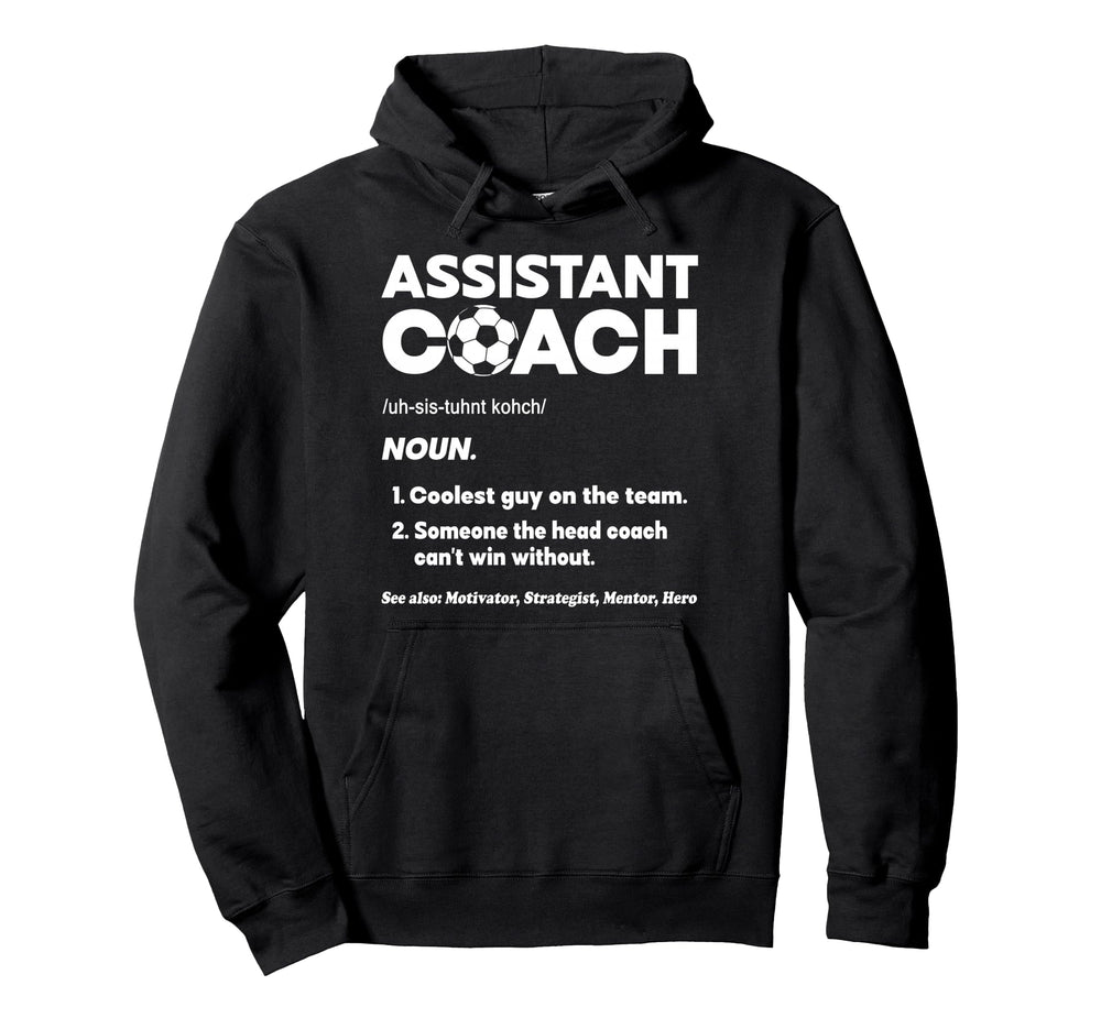 Assistant Head Coach Asst Coach Hoodie - Minimalist Print Men Women