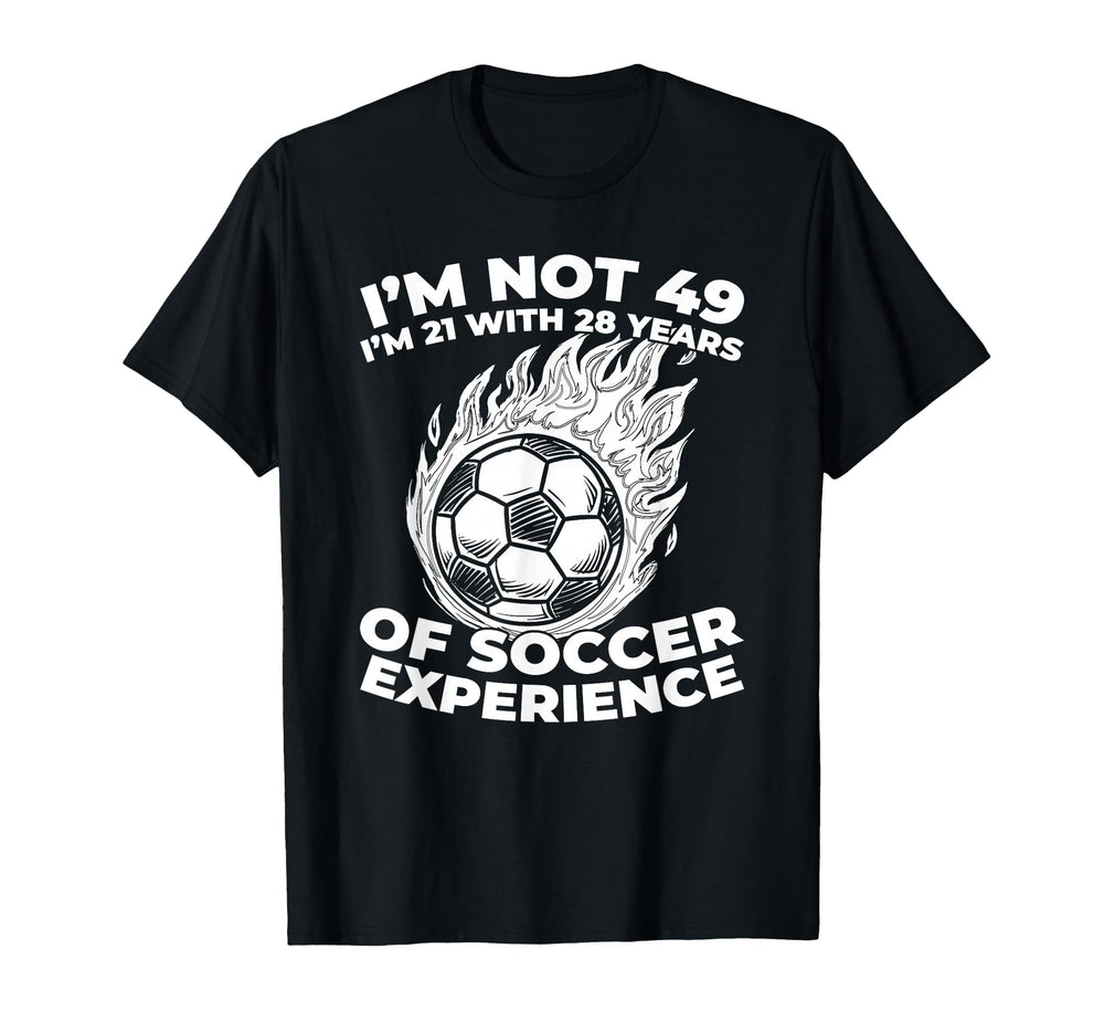 49 Years Old Soccer Team Sports Player T-Shirt - Trendy Graphic Men Women