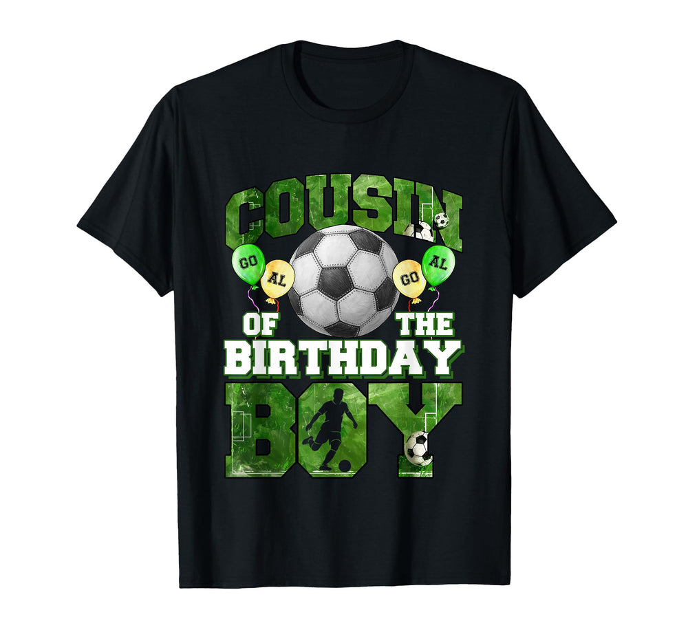 Soccer Cousin Birthday Party Soccer T-Shirt - Streetwear Style Men Women