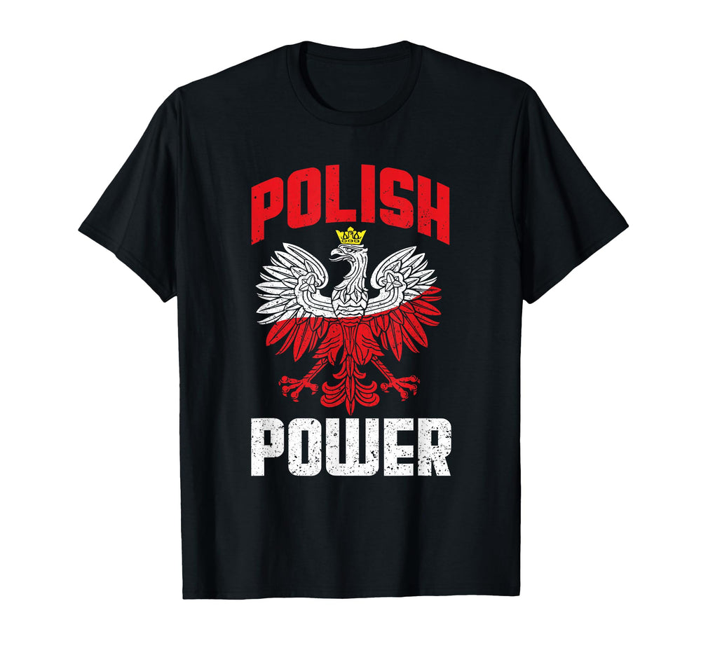 Polish Power Poland Flag Polska T-Shirt - Trendy Graphic for Adults
