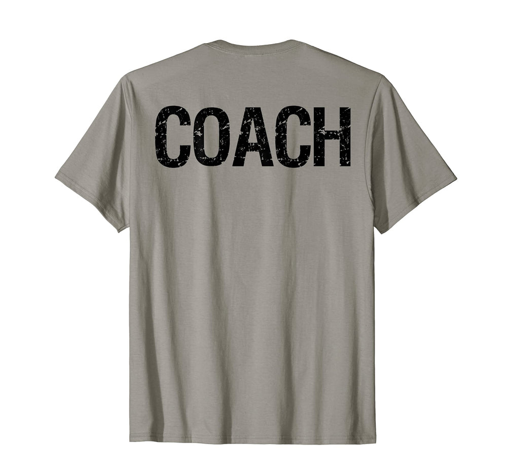 Coach Back Coaches Soccer Baseball T-Shirt - Custom Art Print Unisex