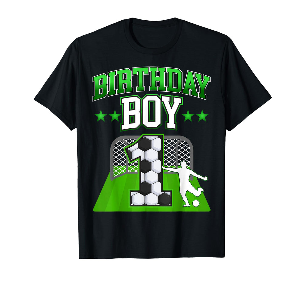 Soccer Themed Birthday Outfit 1 Year T-Shirt - Trendy Graphic for Adults