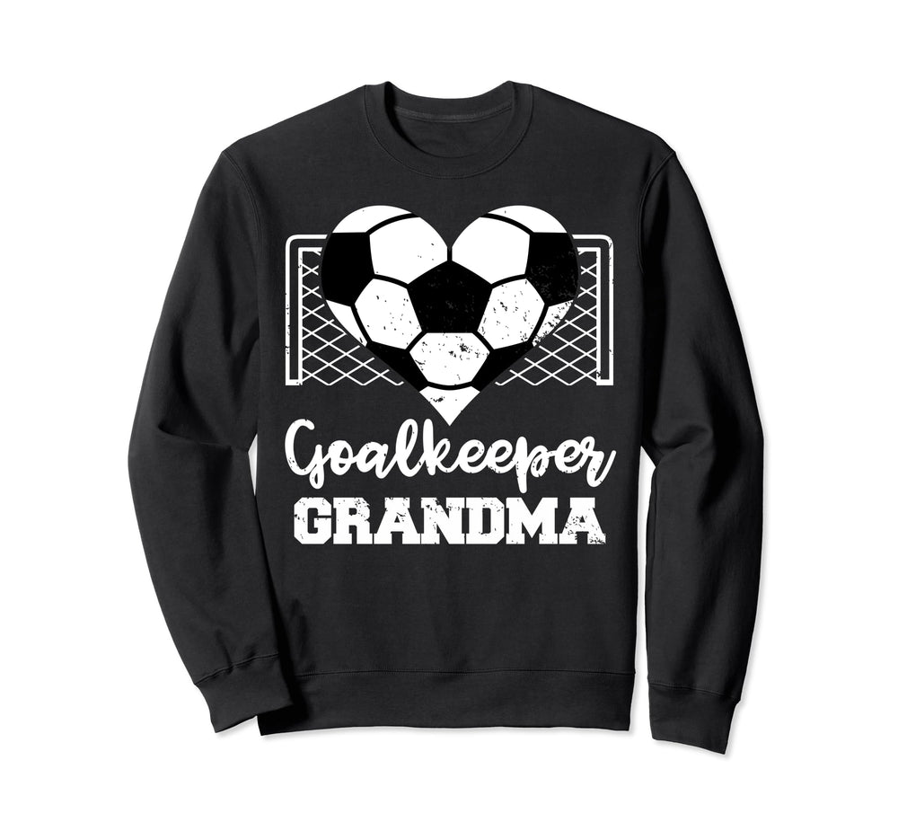 Football Goalkeeper Grandma Heart Sweatshirt - Graphic Print Men Women