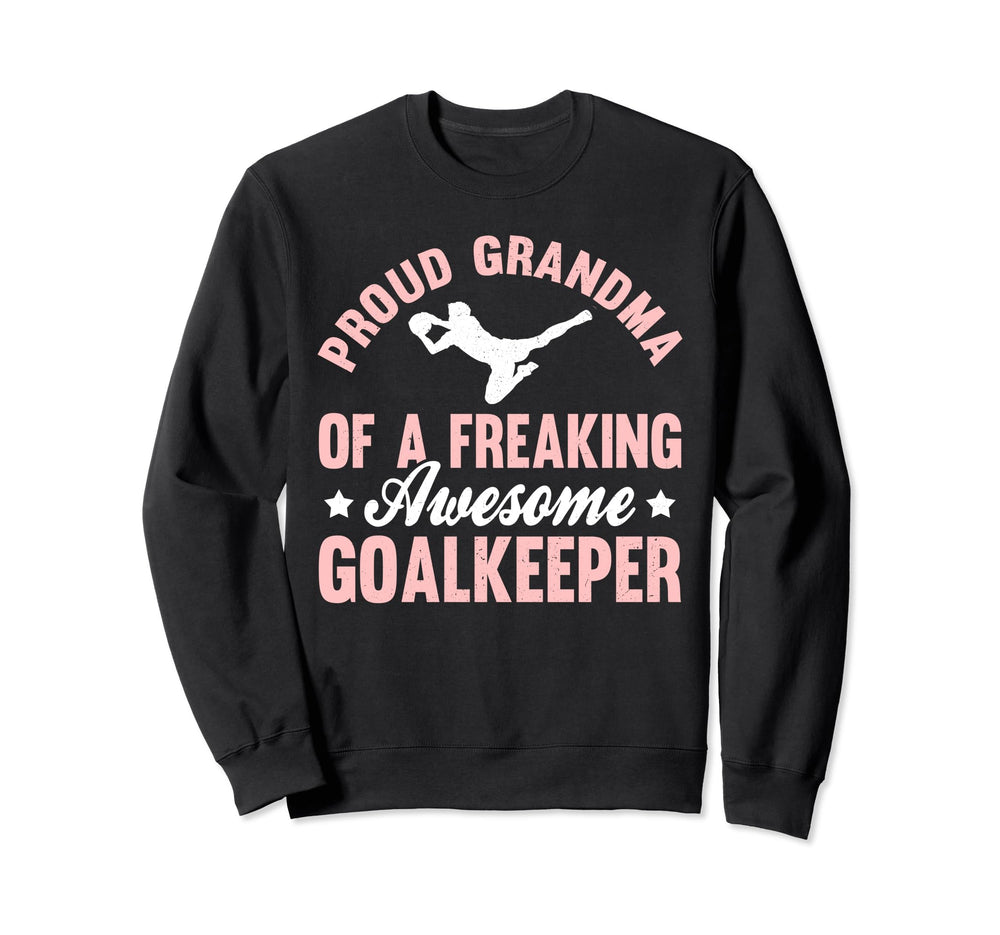 Soccer Goalie Goalkeeper Grandma Sweatshirt - Custom Art Print for Adults