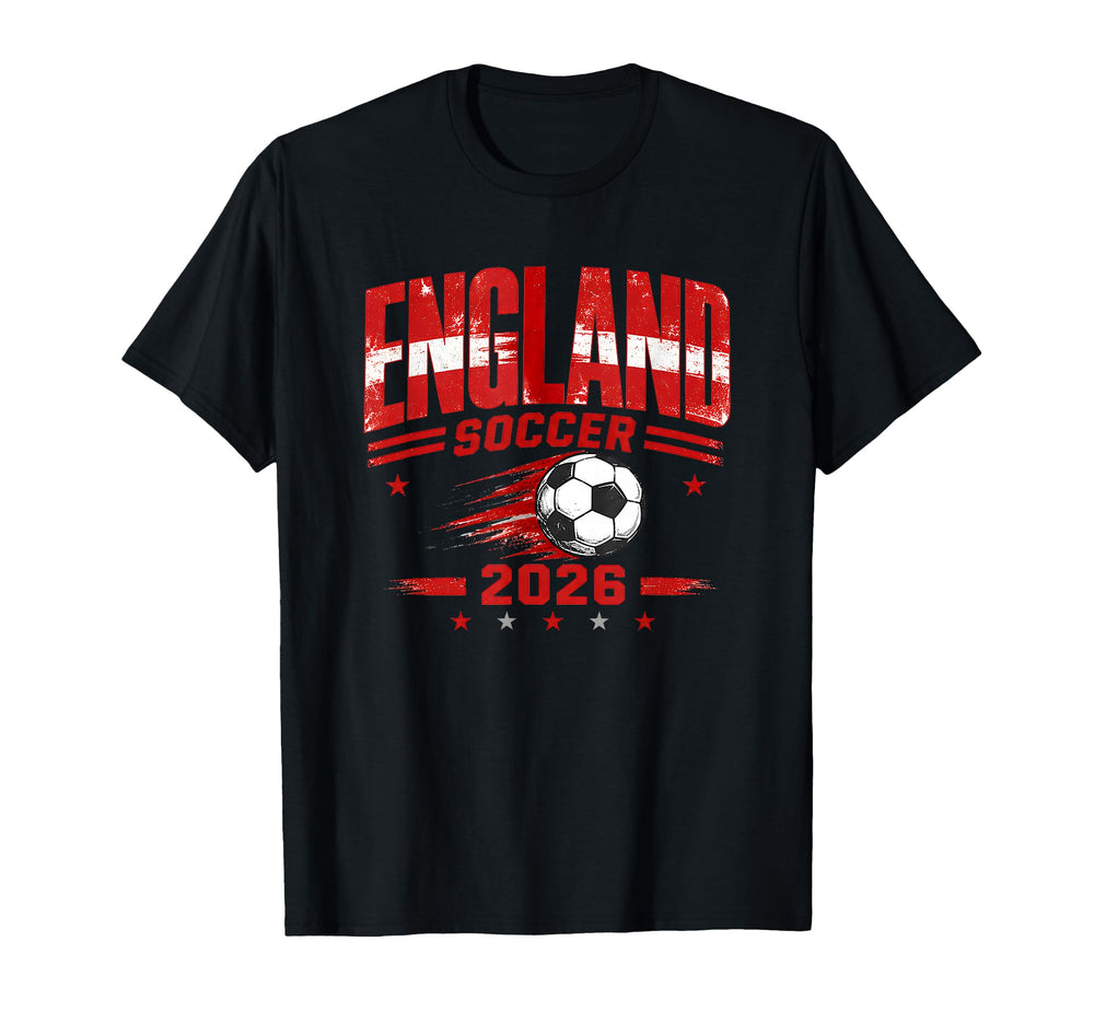 England Soccer Teams Game Football T-Shirt - Fun Novelty Design Unisex