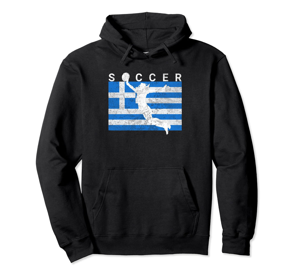 Greece Womens Goalie Goalkeeper Soccer Hoodie - Minimalist Print Men Women