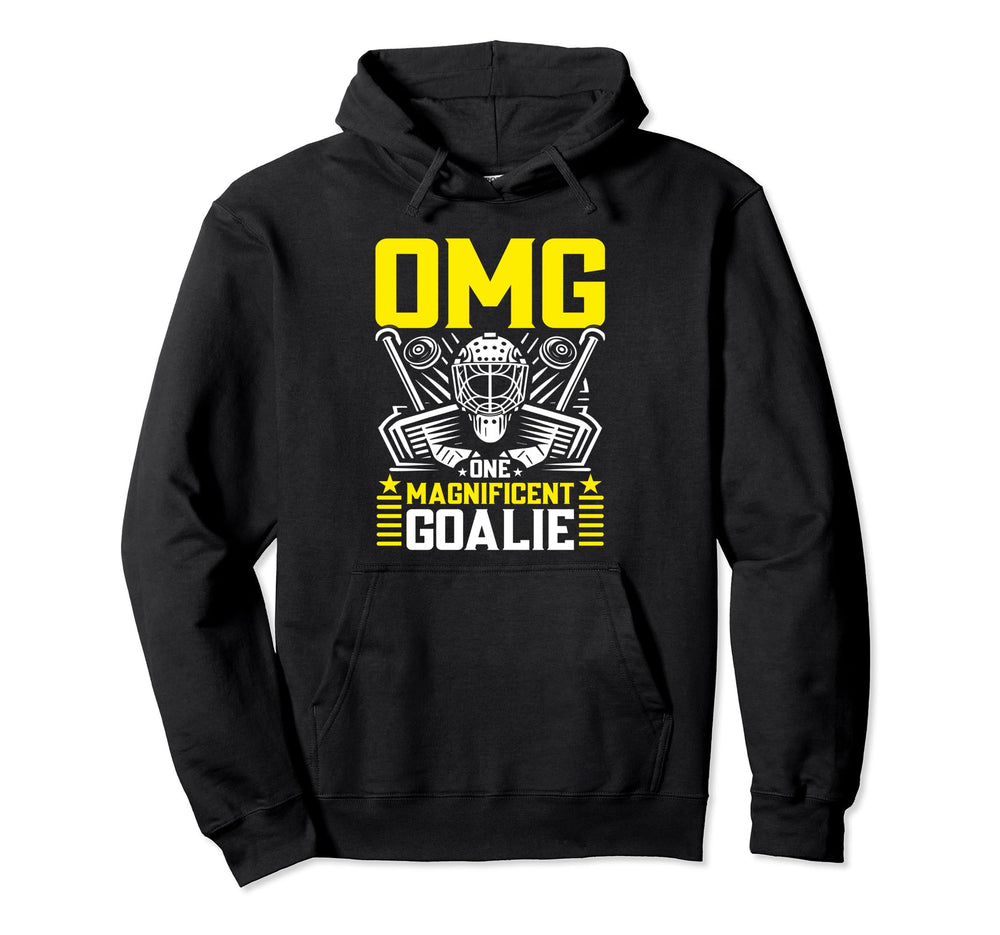 Goaltender Ice Hockey Player Ice Hoodie - Aesthetic Graphic for Adults