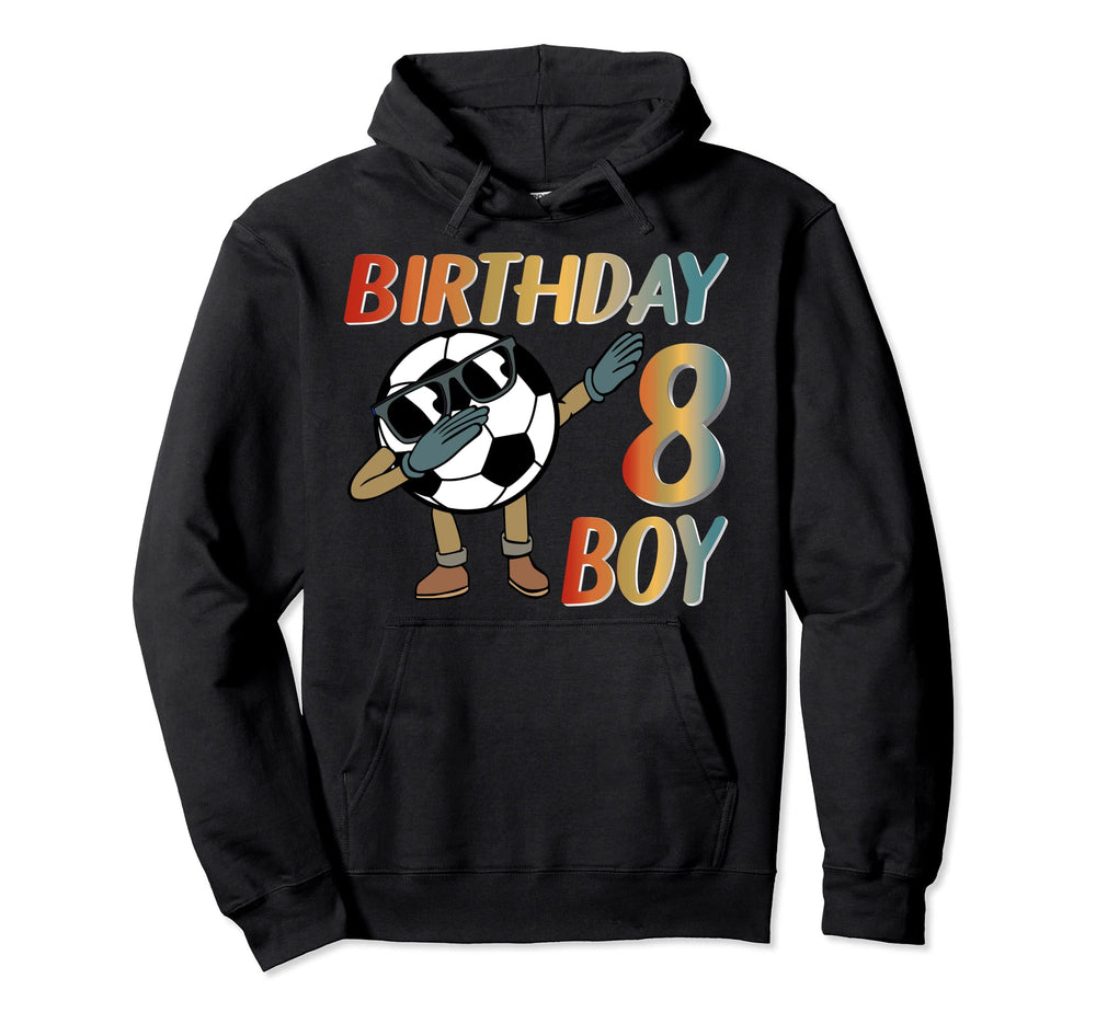 Soccer Birthday 8 Year Old Dabbing 88Th Hoodie - Custom Art Print Unisex