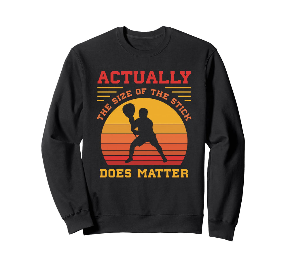 Lacrosse Goalkeeper Funny Sweatshirt - Minimalist Print for Adults