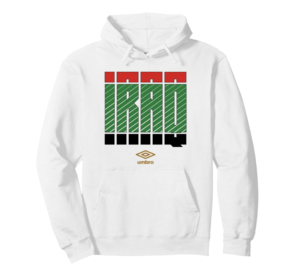 Umbro International Soccer Iraq Hoodie - Streetwear Style for Adults