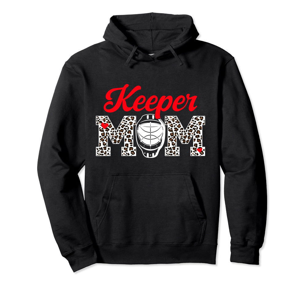 Ice Hockey Goalkeeper Mom Ice Hockey Hoodie - Unique Graphic for Adults