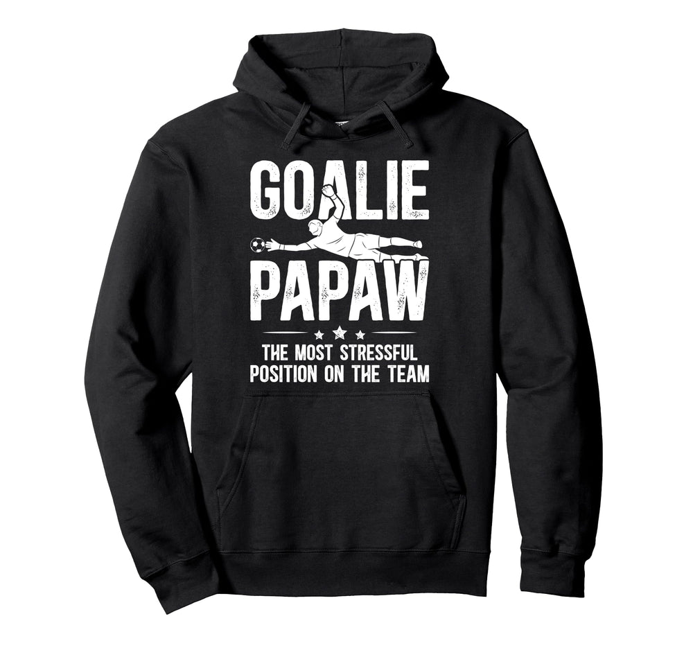 Soccer Goalie Papaw Definition Hoodie - Casual Everyday Wear Men Women